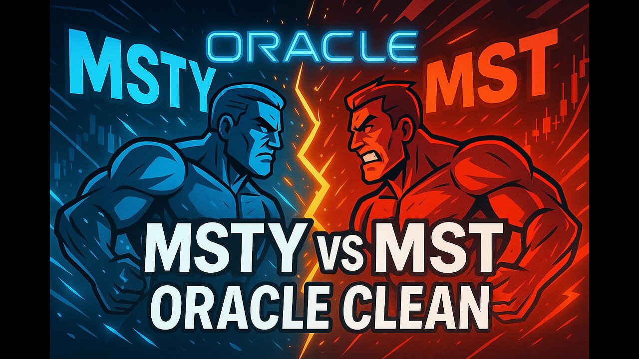 MSTY vs MST Oracle Comes Clean My Holdings My Game Exposed