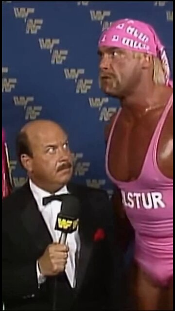 Hulk Hogan & Macho Man Staring Contest WWF Style