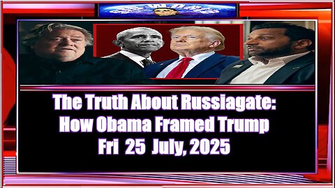 The Truth About Russiagate How Obama Framed Trump