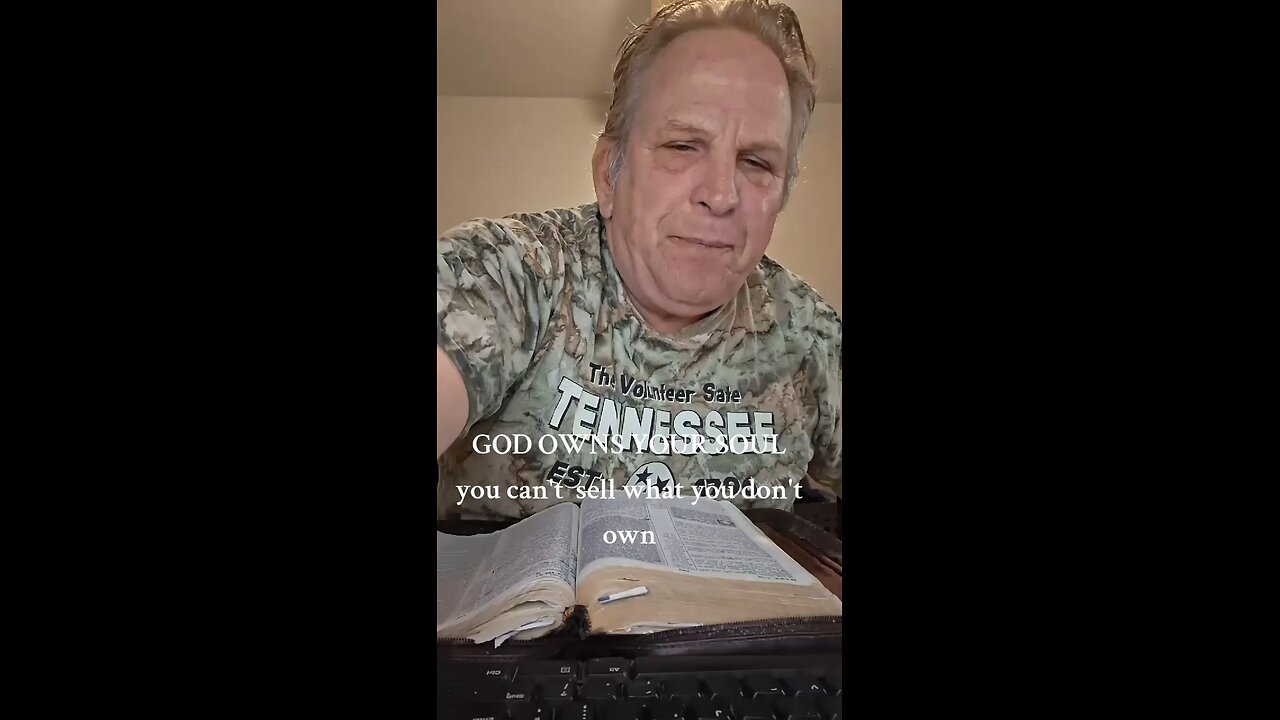 GOD OWNS YOUR SOUL.YOU CAN'T SELL WHAT YOU DO NOT OWN..share this