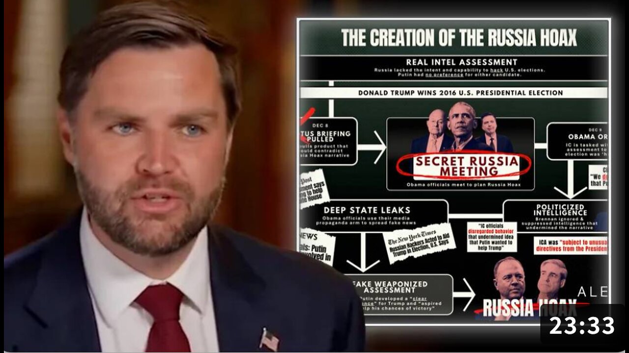 BOOM! Vice President Vance Says Indictments Of Obama Deep State Treasonous Conspiracy Coup Leaders Are Incoming!