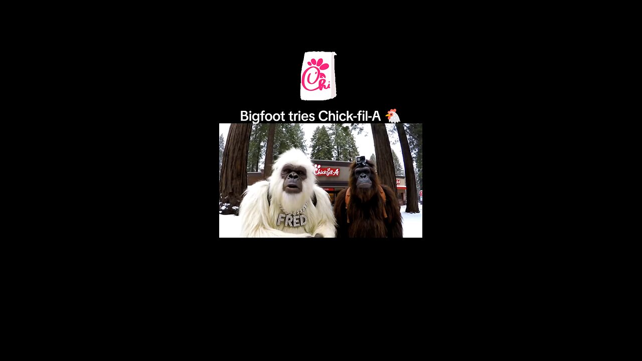 Bigfoot tries Chick-fil-A