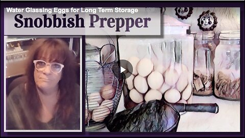 "Guide to Water Glassing Eggs for Long-Term Storage"