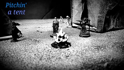 How to make miniature tents for dungeons and dragons or warhammer