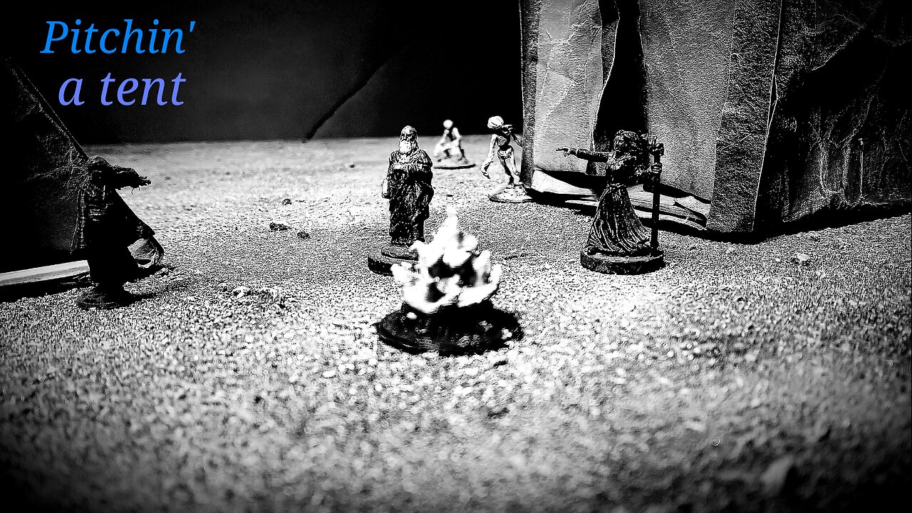 How to make miniature tents for dungeons and dragons or warhammer