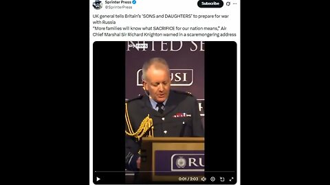 British General & MI6 Director Warn That UK Will Go To War With Russia! 12-16-2025