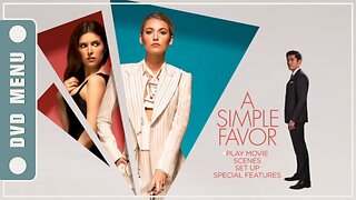 A Simple Favor - DVD Menu