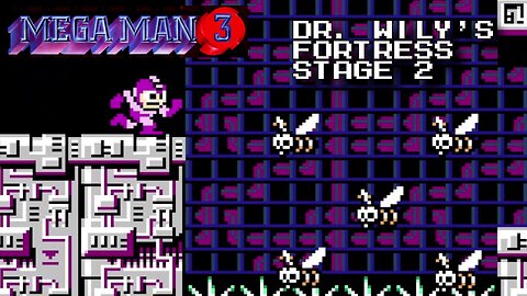 Mega Man 3 (NES) - Dr. Wily's Fortress Stage 2
