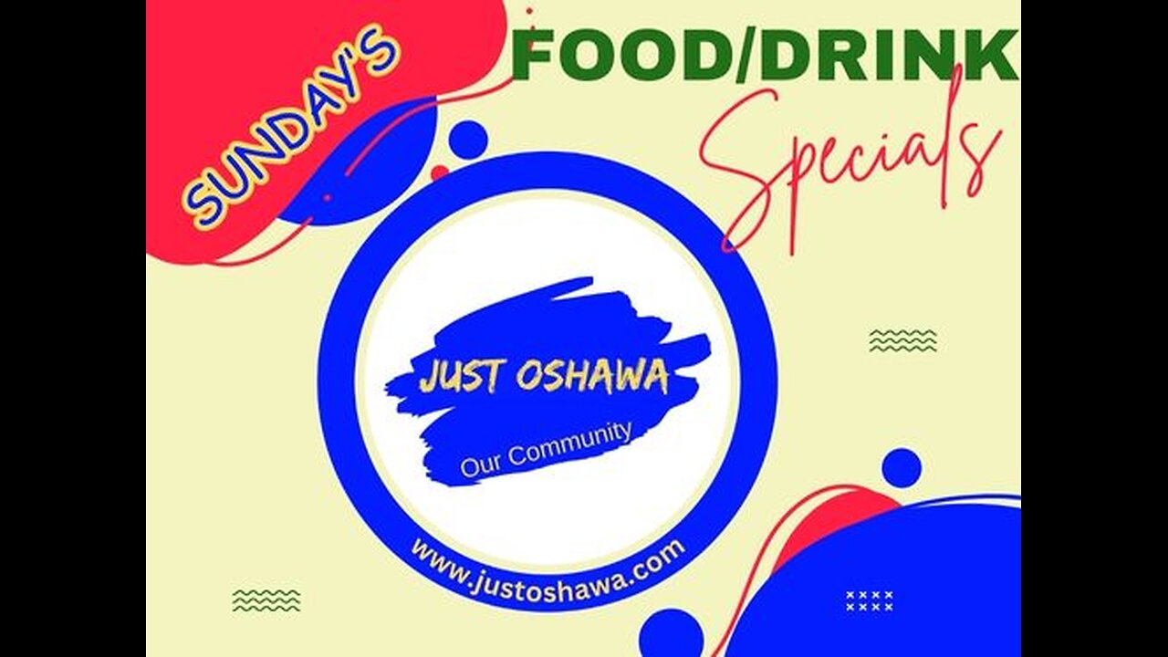 Sunday Food/Drink Specials July