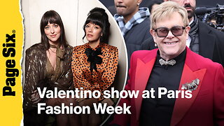 Elton John, Lily Allen, Tyla, Dakota Johnson attend Valentino show at Paris Fashion Week