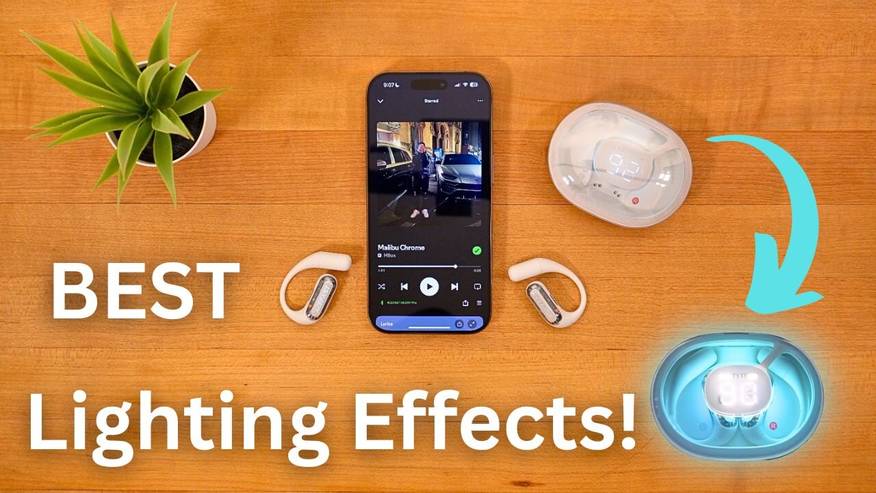ACEFAST ACEFIT Pro Open Ear Earbuds // They Light Up!