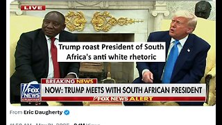 Trump called out President of South Africa for anti white rhetoric