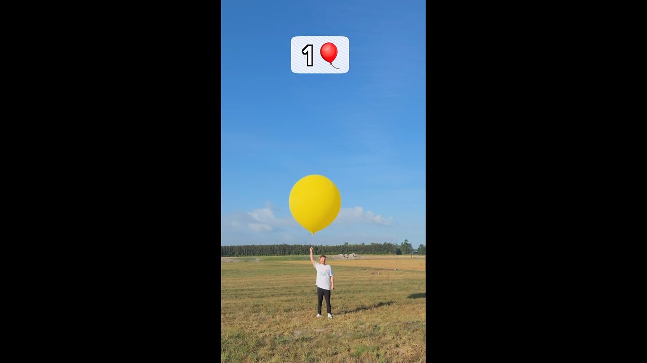 How many balloons does it take to fly? 🎈🎈