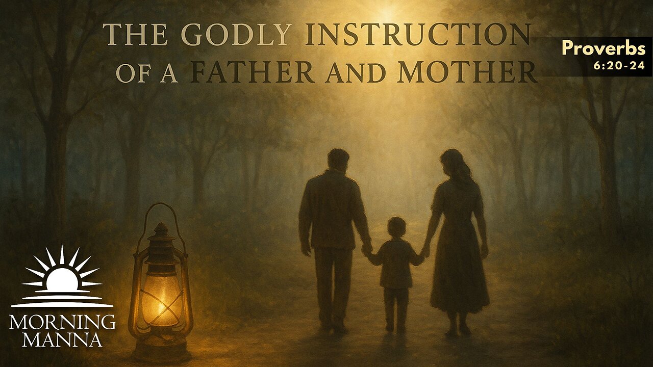 Morning Manna - July 14, 2025 - Proverbs 6:20-24 - The Godly Instruction of a Father and Mother