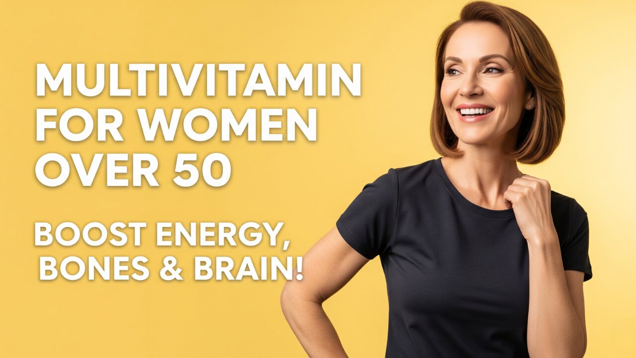 The #1 Multivitamin for Women Over 50? Boost Energy, Bone Health & Cognition!