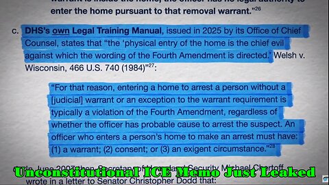 Unconstitutional ICE Memo Just Leaked - Legal Eagle