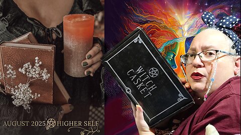 Witch Casket Monthly Mystery Subscription Box - August 2025 - Higher Self Unboxing