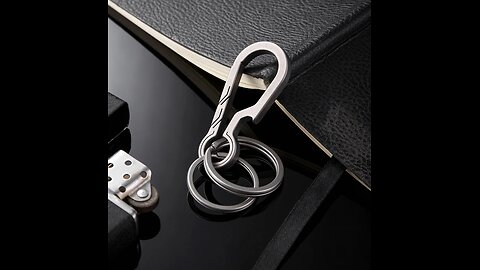 Titanium Alloy Keychain with Soft Rubber Washer, Bottle Opener Design, Key Rings of Different Shapes