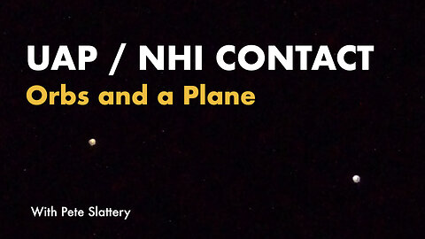 Orbs and a Plane - June 18th 2025
