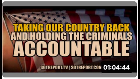 "Reclaiming Our Country and Holding Criminals Accountable"