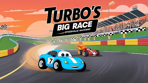 Turbo’s Big Race 🏎️ 🏁 | Fast Cars Adventures 💨 | Bedtime Stories for Kids | Fairy Tales | Read aloud