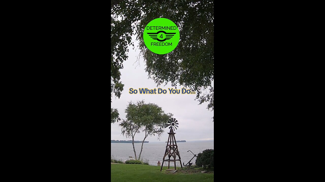 So what Do You Do...