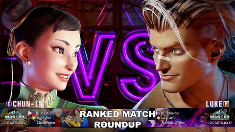 Kuya Kalbo SF6 Ranked Match Roundup. Chun Li Master Rank [Hori Fight Stick]