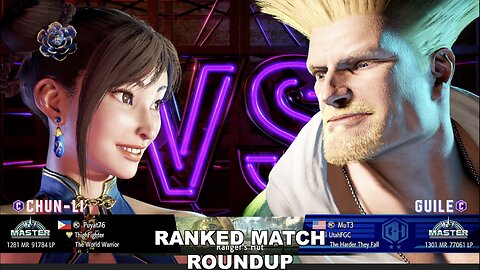 Kuya Kalbo SF6 Ranked Roundup. Chun Li Master Rank [Hori Fight Stick]