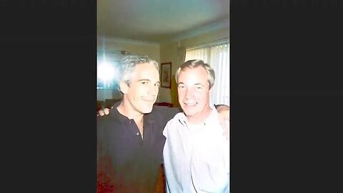 Jeffrey Epstein with Nigel Farage