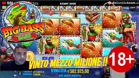 500.000€ Vinti! - BIG BASS XMAS - SLOT ONLINE ITALIA