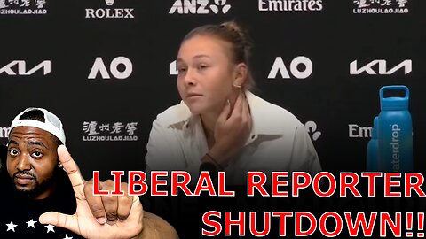 American Tennis Star SHUTS DOWN Liberal Reporter Baiting Her To Attack Trump And United States!
