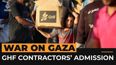 US contractors say live rounds are being shot at Gaza aid seekers