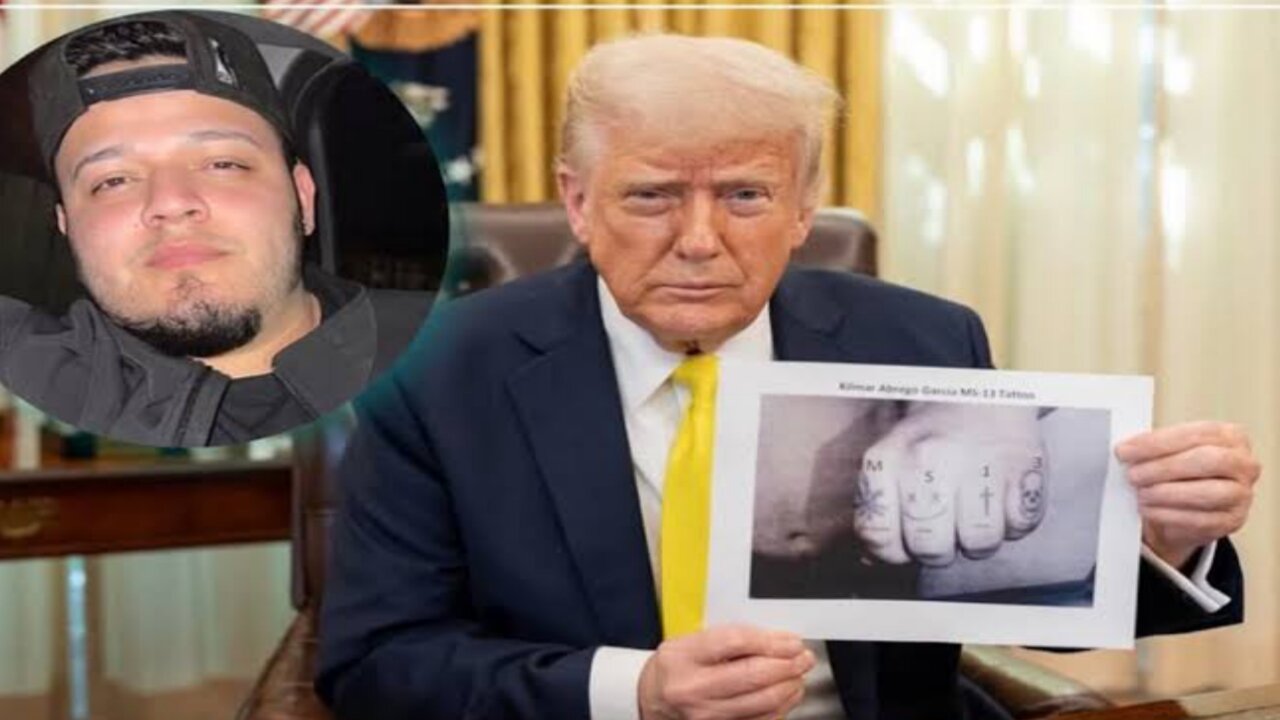 President Trump Argues With Reporter Over Migrant's Photoshopped 'MS-13' Hand Tattoo!