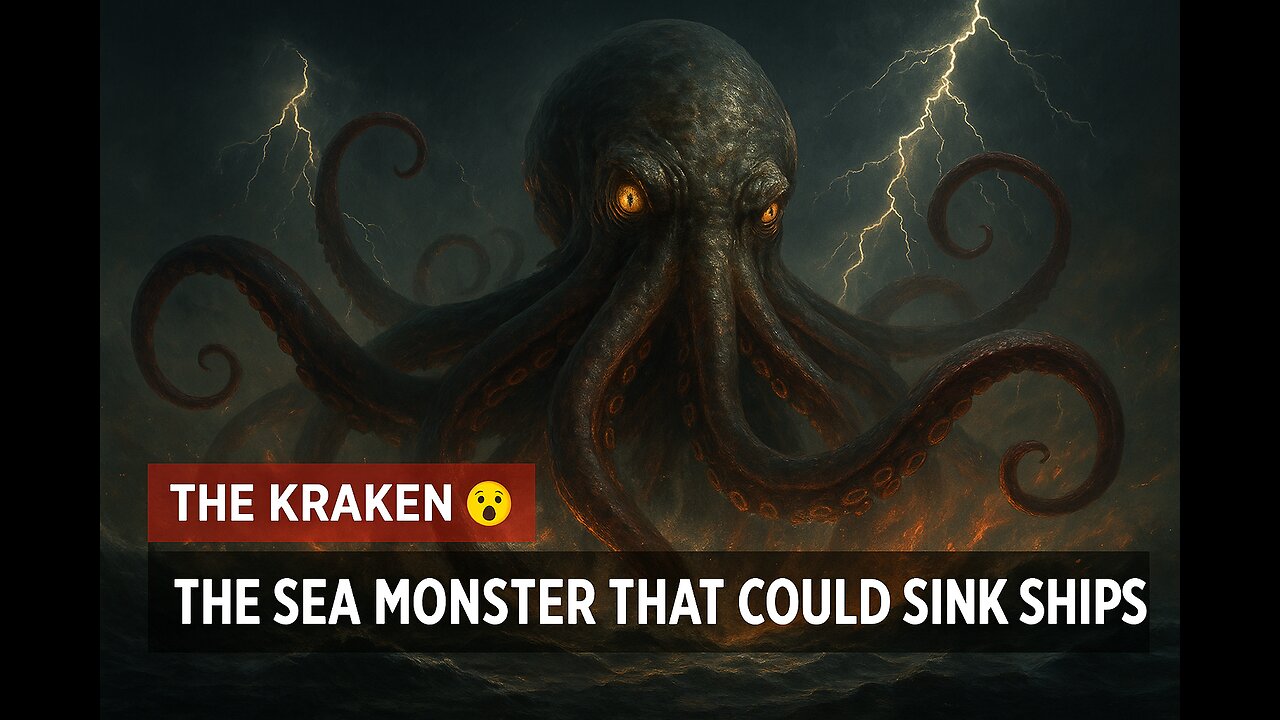 The Kraken 😱 The Sea Monster That Could Sink Ships.