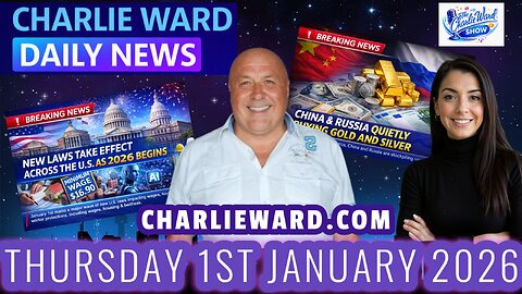 CHARLIE WARD DAILY NEWS WITH CHARLIE WARD & DREW DEMI 1ST JANUARY 2026. #daily #news #breakingnews