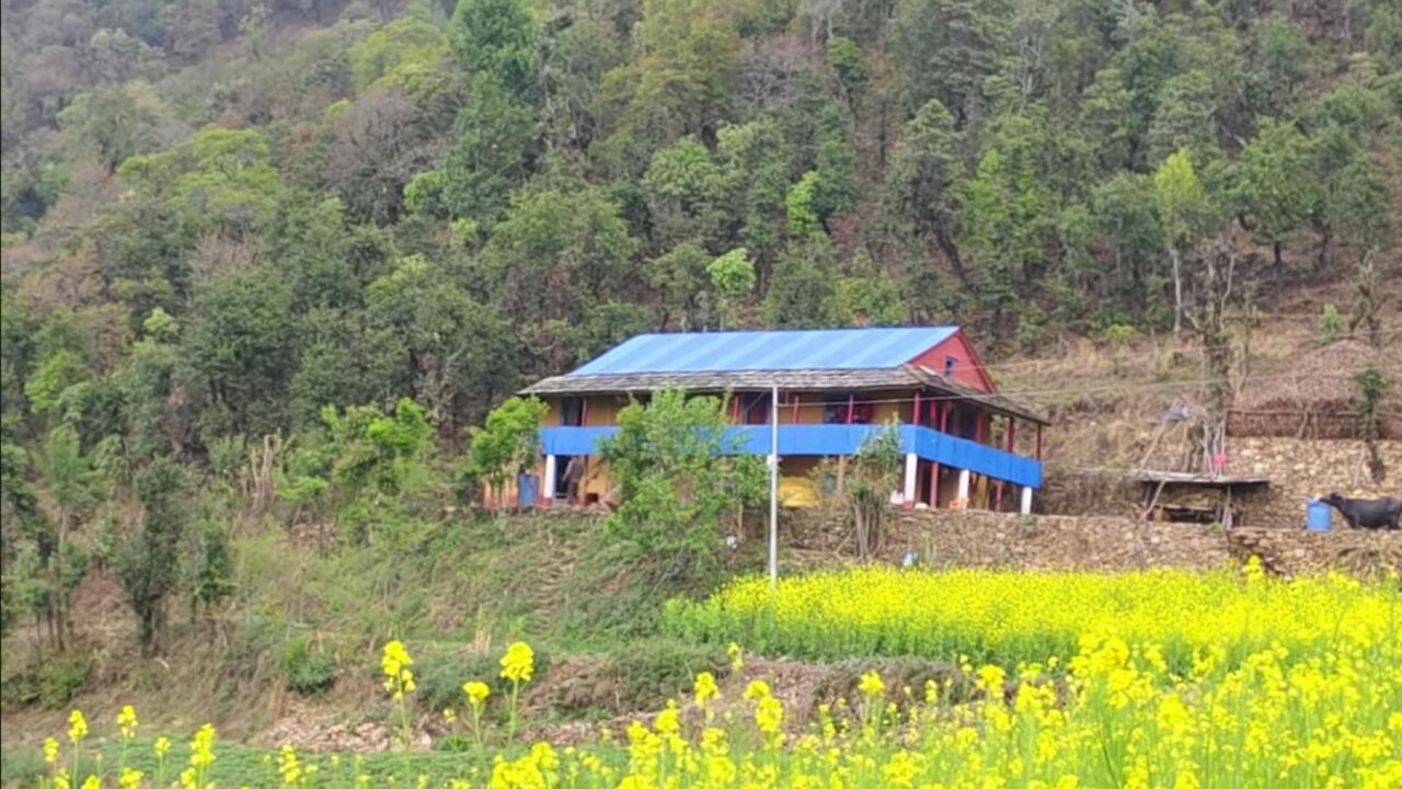 nepal rolpa gangadev 3 siddhartha model secondary school view beautiful.