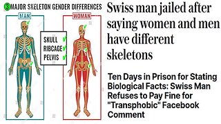 Swiss Man Jailed After Saying Women And Men Have Different Skeletons