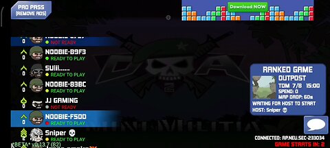 Mini militia Sniper outpost map