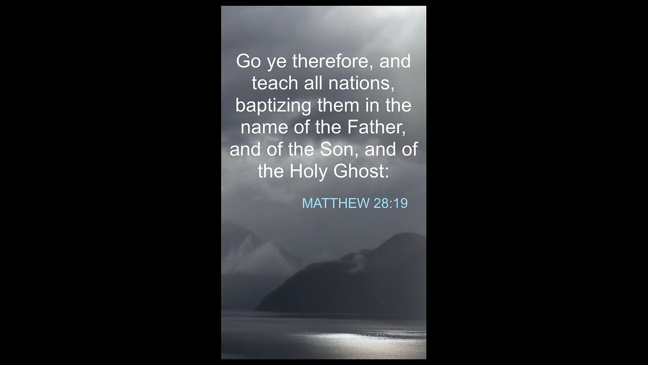 Matthew 28:19