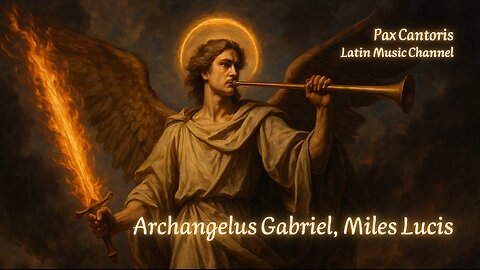 Archangelus Gabriel, Miles Lucis - Pax Cantoris | Sacred Latin Music Channel