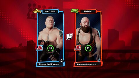 WWE 2kBattlegrounds Brock Lesnar vs Big Show