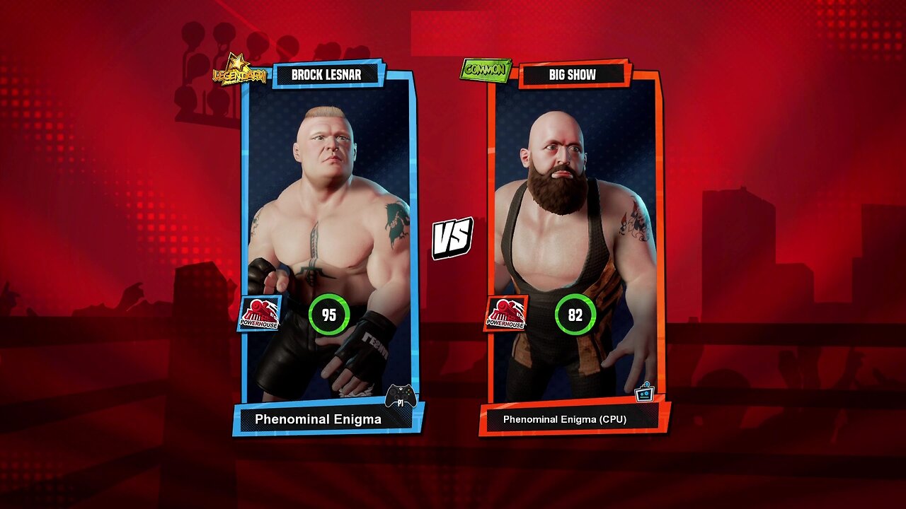 WWE 2kBattlegrounds Brock Lesnar vs Big Show