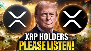 Trump Just Announced A MULTI-TRILLION Tsunami Will Hit XRP!