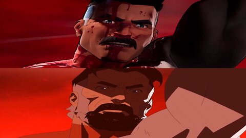 Omni-Man Destroys the Flaxan Planet - TV Series vs. Video Game (Comparison)