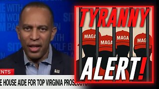 TYRANNY ALERT: Dem House Leader Hakeem Jeffries Pledges To Weaponize The DOJ & Arrest Anyone
