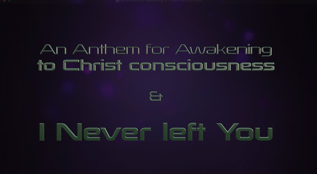 An Anthem for Awakening & "I never left You ! ' - Indigosongs - Indigoplatform
