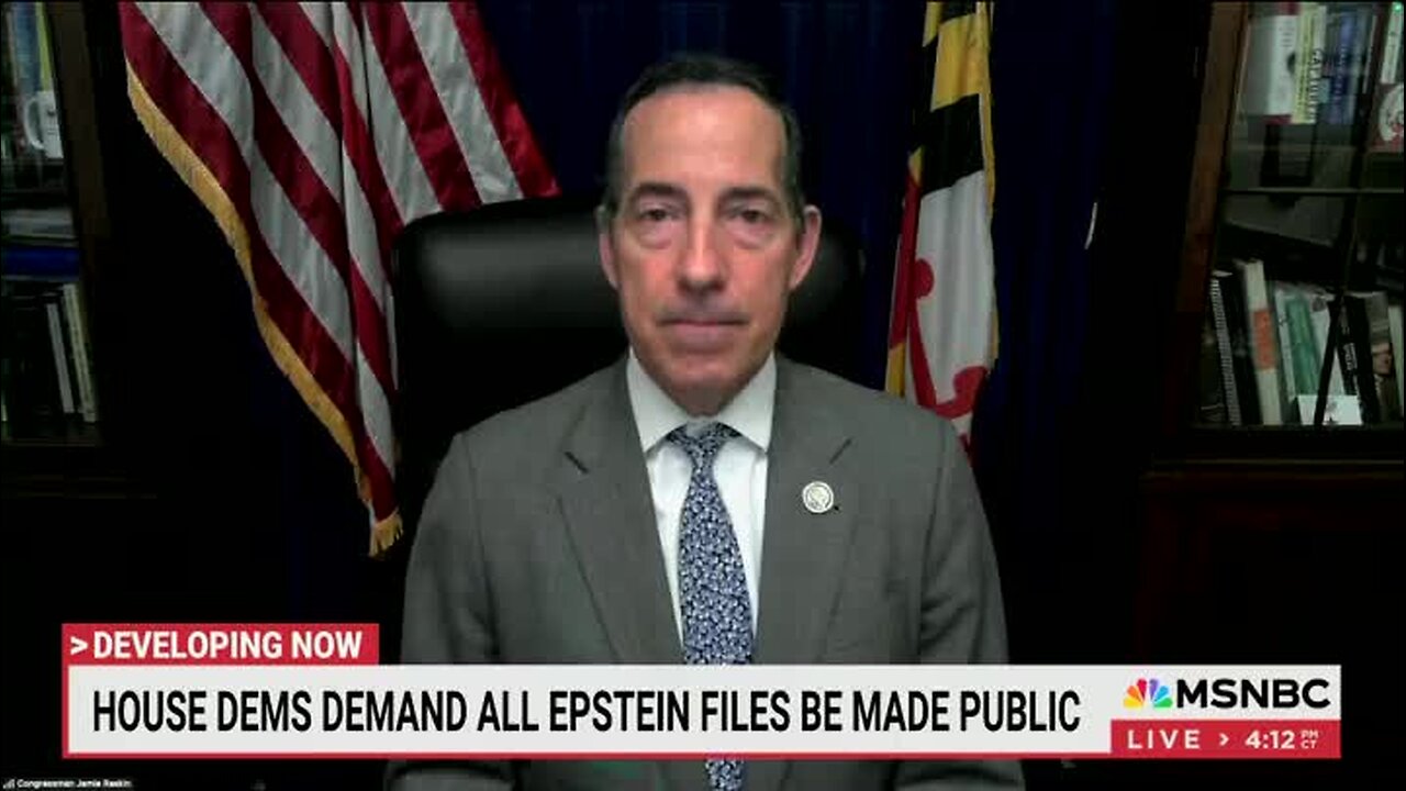 Rep. Raskin on Epstein Files: ‘It Is Dangerous to Public Health and Safety Not to Release the Names Publicly’