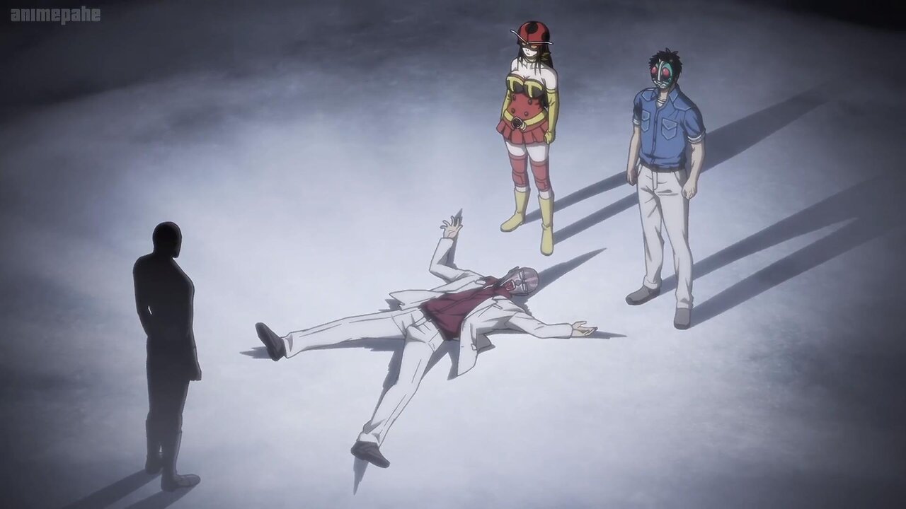 toujima and okada vs real shocker | Tojima Tanzaburo Wants to Be a Masked Rider