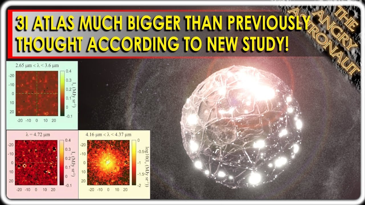 28 mile diameter?! 3I Atlas MUCH bigger and stranger than we thought, according to NASA study!