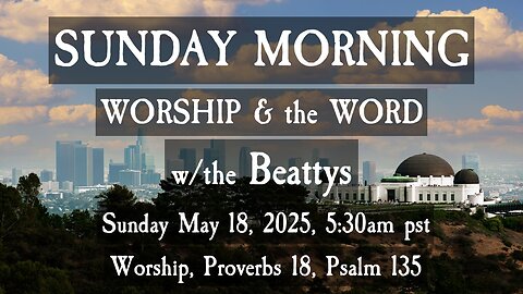 🌞 SUNDAY MORNING ✝️